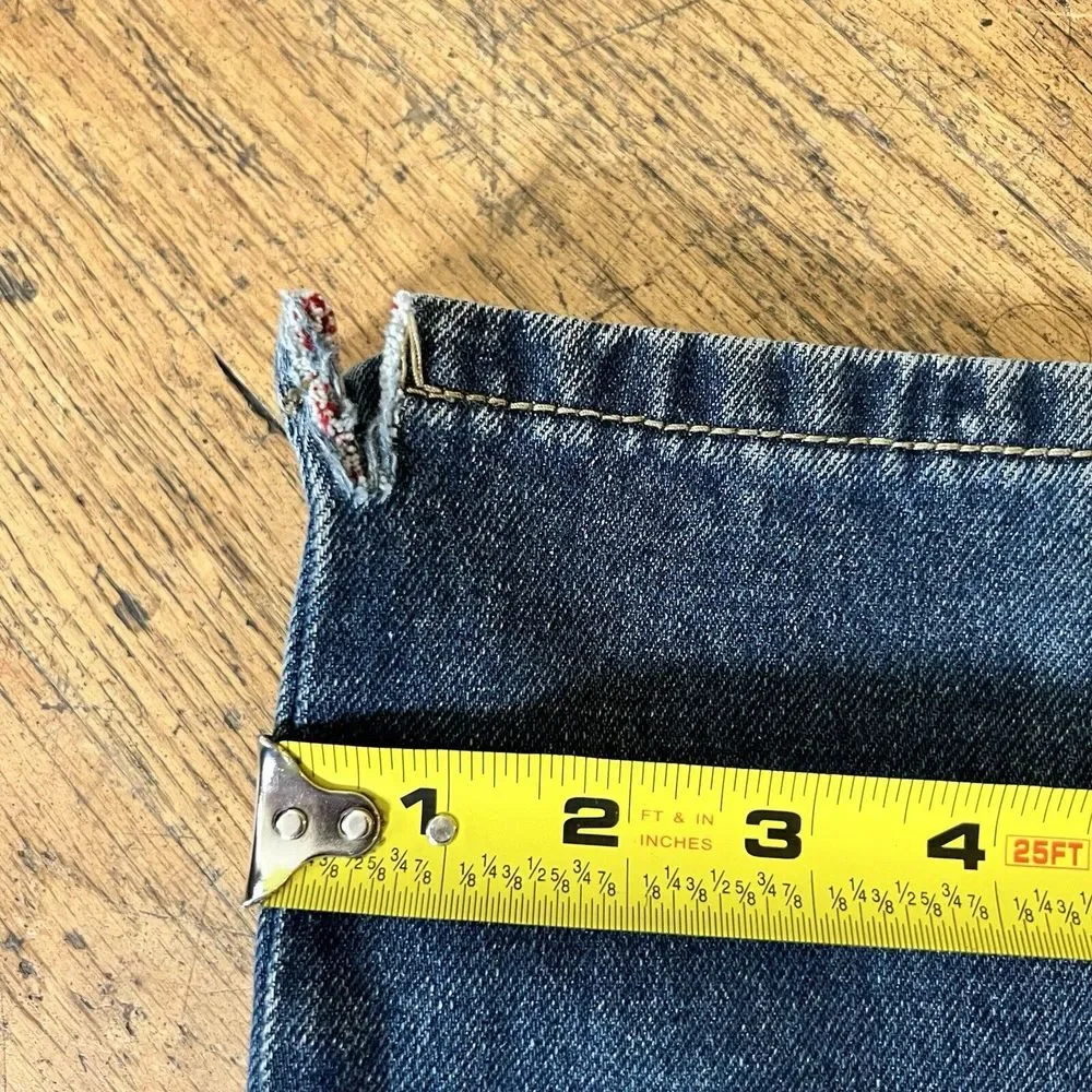 Vintage FUBU Jeans Mens 36x32 Black Baggy Carpenter Fat Albert Platinum 36 Y2K